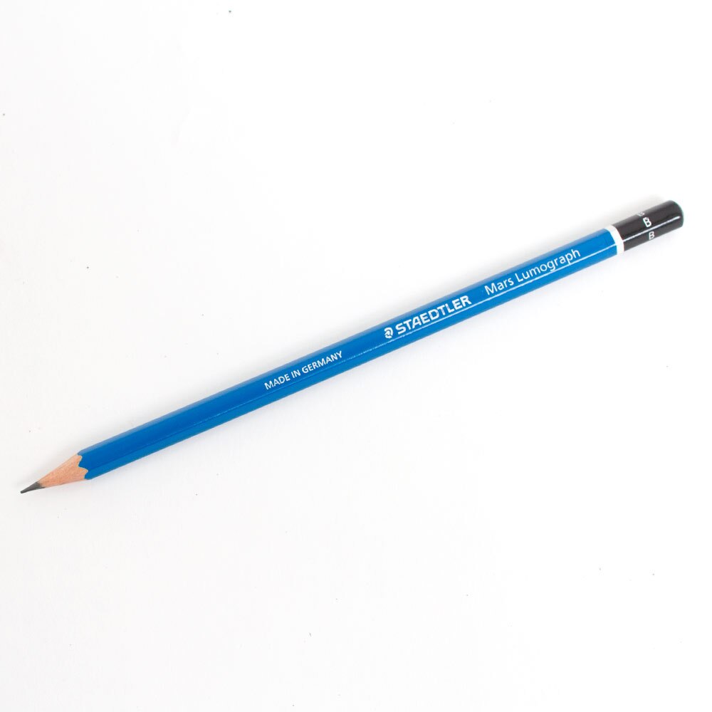 Staedtler, Blue, Pencils, Art & School, Lumograph, Graphite, 41871, B